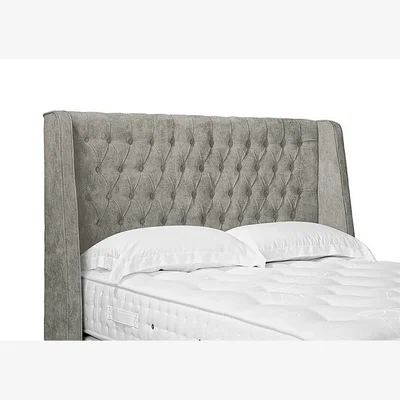 Furniture Village Belgrave High Floor Standing Headboard - Double - Daytona Stone