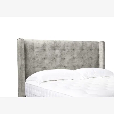 Furniture Village Onyx High Floor Standing Headboard - Single - Daytona Stone