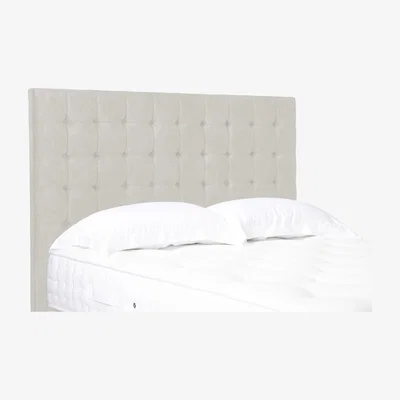 Furniture Village Dot Medium Floor Standing Headboard - Small Double - Plush Ecru