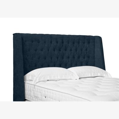 Furniture Village Belgrave High Floor Standing Headboard - Double - Granite Blue