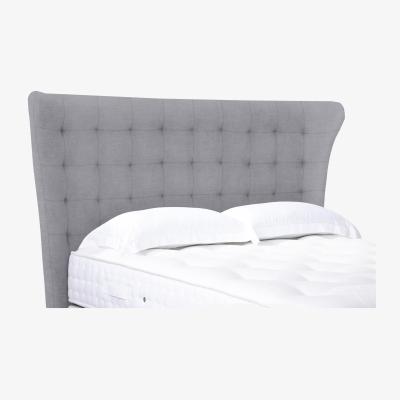 Furniture Village Callie High Floor Standing Headboard - King Size - Aston Steel
