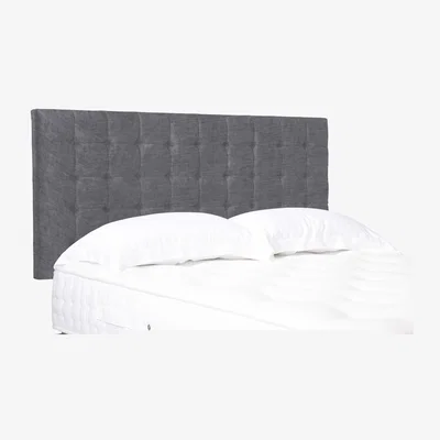 Furniture Village Dot Standard Strutted Headboard - Single - Aston Steel