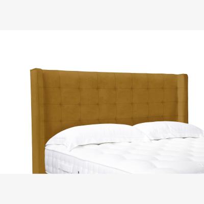 Furniture Village Onyx High Floor Standing Headboard - Small Double - Plush Corn