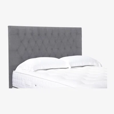 Furniture Village Orton High Floor Standing Headboard - Double - Aston Steel