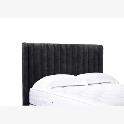 Furniture Village Austin High Floor Standing Headboard - King Size - Daytona Coal