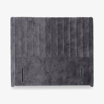 Furniture Village Austin High Floor Standing Headboard - King Size - Daytona Grey