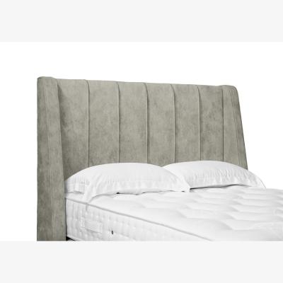 Furniture Village Alden High Floor Standing Headboard - Double - Dapple Oyster