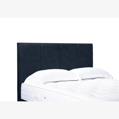 Furniture Village Linear Standard Floor Standing Headboard - Double - Granite Blue