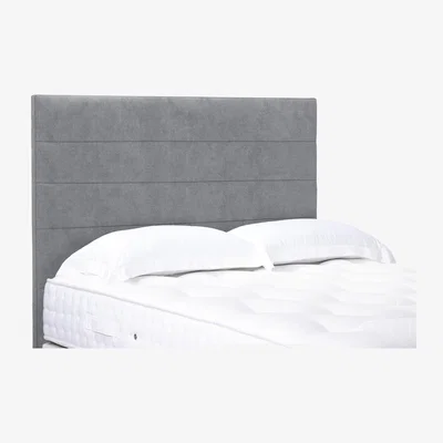 Furniture Village Natsu High Floor Standing Headboard - King Size - Simply Zinc
