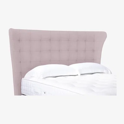 Furniture Village Callie High Floor Standing Headboard - Double - Plush Lilac