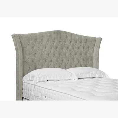Furniture Village Haven High Floor Standing Headboard - Super King - Dapple Oyster