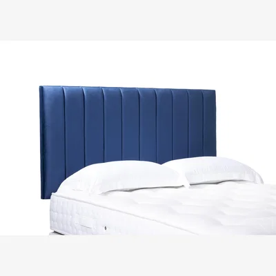 Furniture Village Elyse High Strutted Headboard - King Size - Plush Pacific