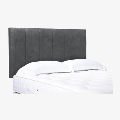 Furniture Village Heyman High Strutted Headboard - Small Double - Pewter