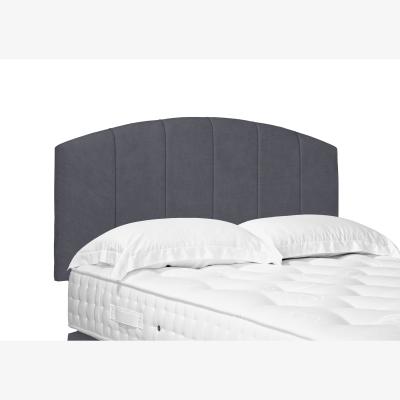 Furniture Village Bow Standard Strutted Headboard - Super King - Seven Anthracite