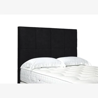 Furniture Village Titan High Floor Standing Headboard - Super King - Plush Ebony