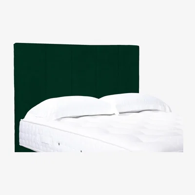 Furniture Village Strata High Floor Standing Headboard - King Size - Plush Emerald