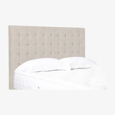 Furniture Village Dot Medium Floor Standing Headboard - Double - Sandstone Pearl