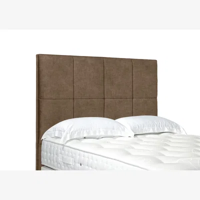 Furniture Village Titan High Floor Standing Headboard - Small Double - Lace Caramel