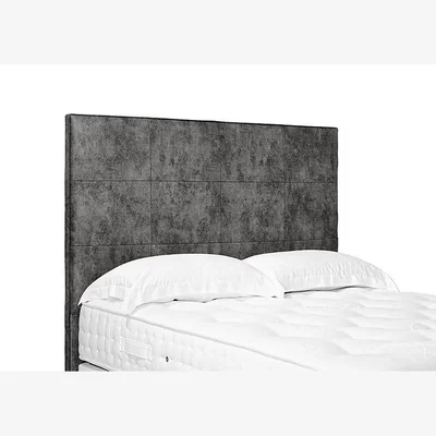 Furniture Village Elwood High Floor Standing Headboard - King Size - Daytona Pebble