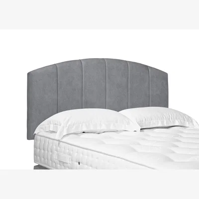 Furniture Village Bow Standard Strutted Headboard - King Size - Simply Zinc