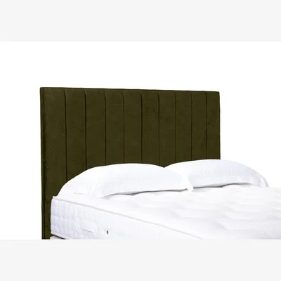 Furniture Village Elyse High Floor Standing Headboard - Small Double - Khaki