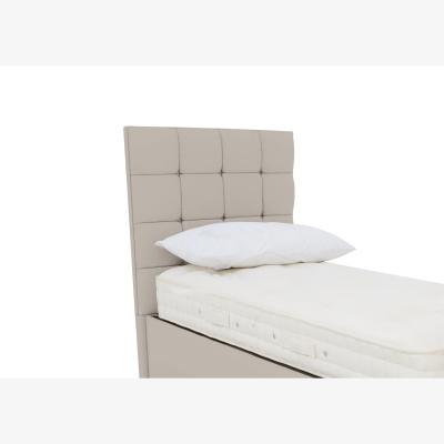 Furniture Village Kaito Floor Standing Headboard - Single - Seven Ivory