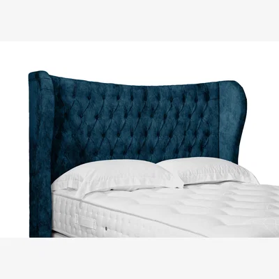 Furniture Village Camber High Floor Standing Headboard - Super King - Daytona Ocean