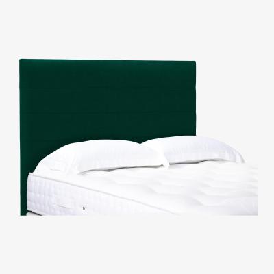 Furniture Village Natsu High Floor Standing Headboard - King Size - Plush Emerald