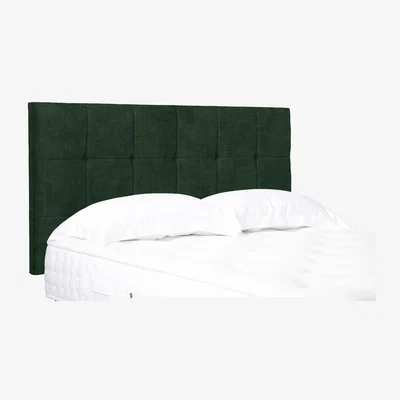 Furniture Village Kaito Standard Strutted Headboard - Super King - Tormaline Green