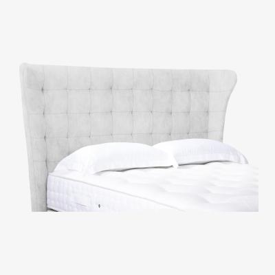 Furniture Village Callie High Floor Standing Headboard - King Size - Dapple Sterling