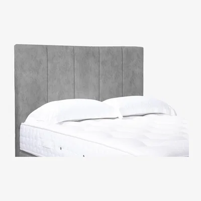 Furniture Village Strata High Floor Standing Headboard - Small Double - Dapple Sterling