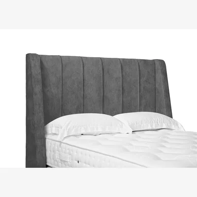 Furniture Village Alden High Floor Standing Headboard - Double - Dapple Mink