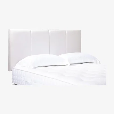 Furniture Village Linear Standard Strutted Headboard - Super King - Plush Ecru
