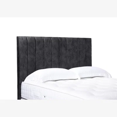 Furniture Village Elyse High Floor Standing Headboard - Single - Daytona Coal