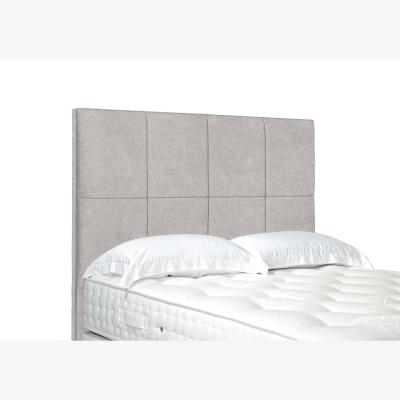 Furniture Village Titan High Floor Standing Headboard - King Size - Tweed Stone