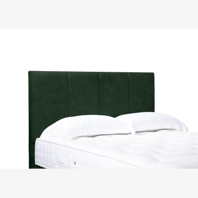 Furniture Village Linear Standard Floor Standing Headboard - Small Double - Tormaline Green