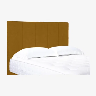 Furniture Village Strata High Floor Standing Headboard - Double - Plush Corn
