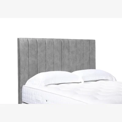 Furniture Village Elyse High Floor Standing Headboard - King Size - Dapple Sterling