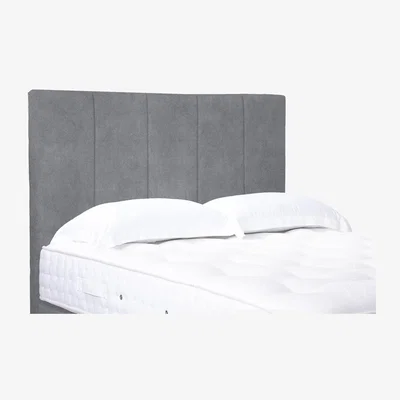 Furniture Village Strata High Floor Standing Headboard - Small Double - Simply Zinc