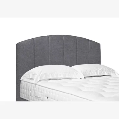 Furniture Village Bow Standard Floor Standing Headboard - Double - Aston Steel