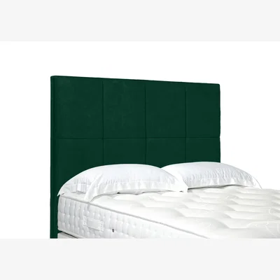 Furniture Village Titan High Floor Standing Headboard - Single - Plush Emerald