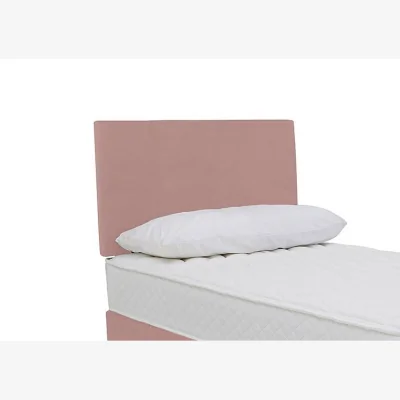 Furniture Village Silentnight - Carbon Strutted Headboard - Single - Luxury Dusty Pink