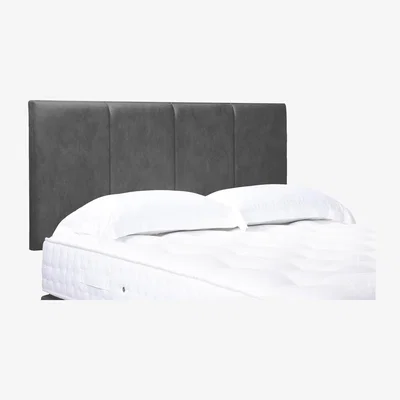 Furniture Village Linear Standard Strutted Headboard - Double - Dapple Mink