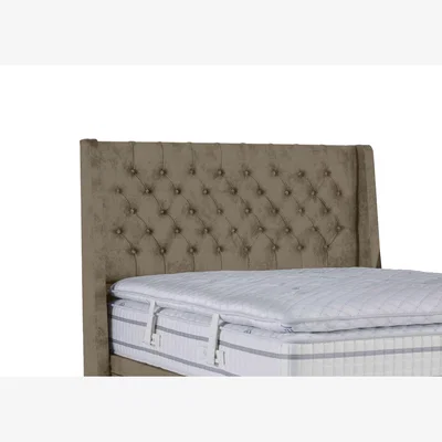 Furniture Village Sleepeezee - Pinnacle Floor Standing Headboard - Super King - Plush Beige