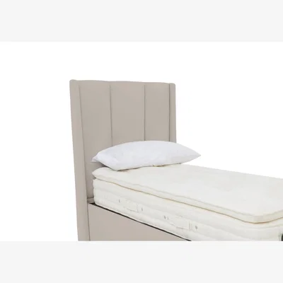 Furniture Village Ryo Floor Standing Headboard - Single - Seven Ivory