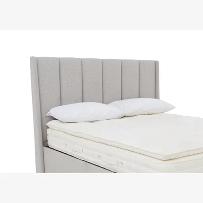Furniture Village Ryo Floor Standing Headboard - King Size - Shetland Pebble