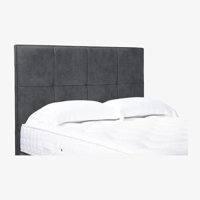 Furniture Village Reigns High Floor Standing Headboard - Double - Pewter