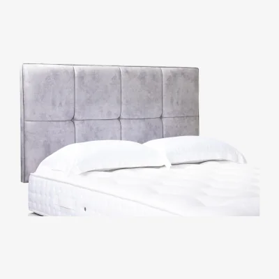 Furniture Village Artisan Collection Reigns High Strutted Headboard - Double - Daytona Silver