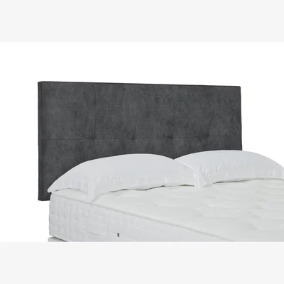 Furniture Village Stratton Standard Strutted Headboard - Super King - Pewter