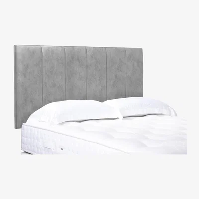 Furniture Village Heyman High Strutted Headboard - Double - Dapple Sterling
